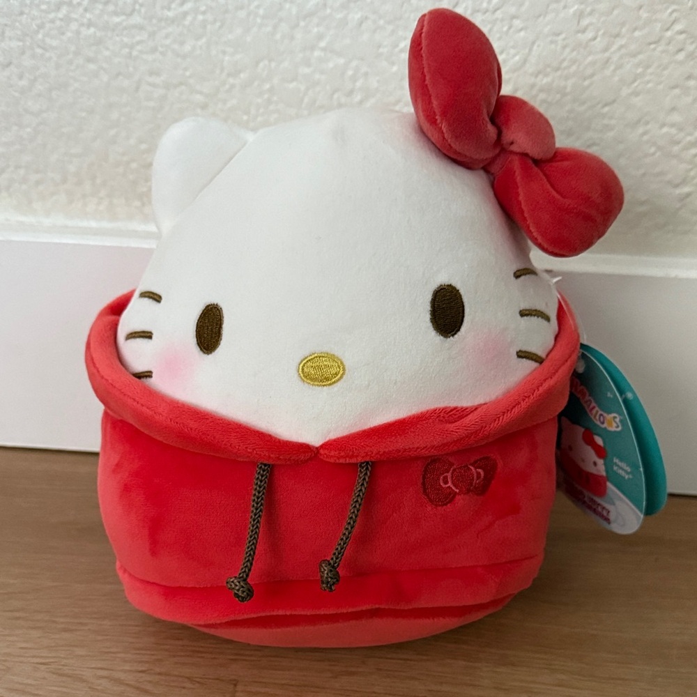 Hello Kitty Red Hoodie Plush